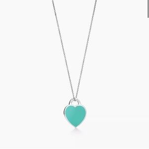 Tiffany & Co Return to Me heart pendant necklace